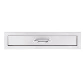 Summerset 26" Stainless Steel Utensil Drawer showcasing durable #304 stainless steel construction, perfect for outdoor kitchen efficiency.